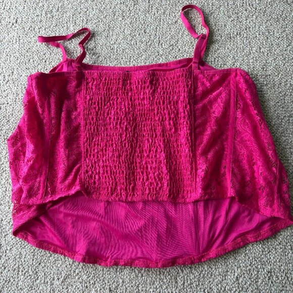 Torrid Lace Power Mesh Crop Corset โ Pink โ Size 5 โ NWT - Picture 5 of 8